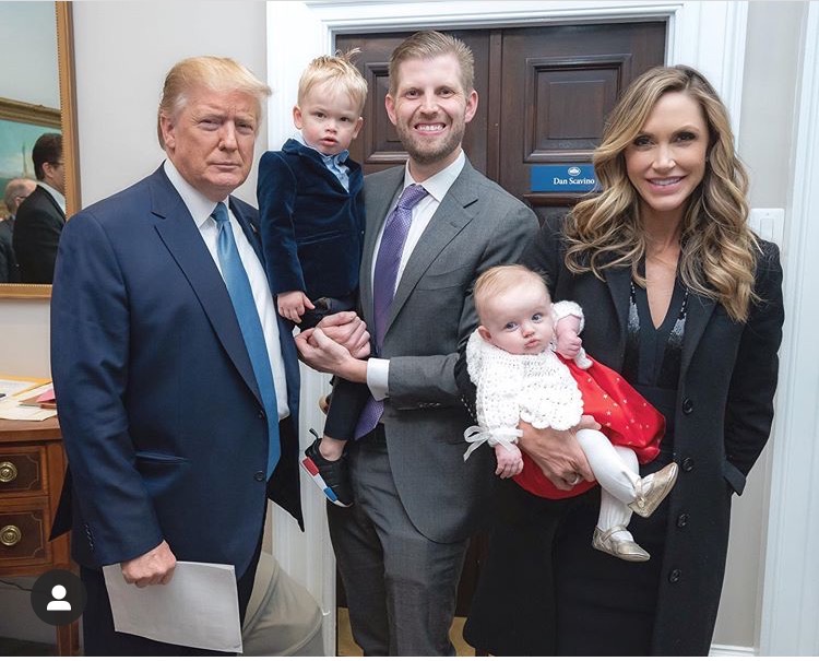 特朗普小儿子萌照曝光,特朗普孙女现在怎么样了