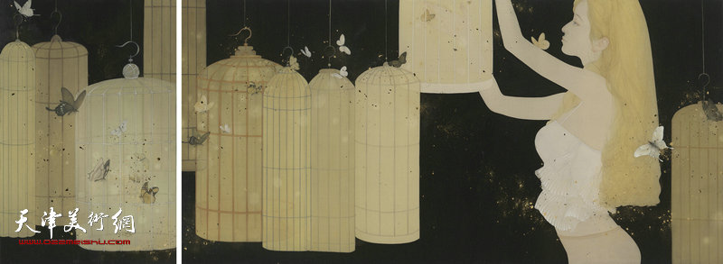 第五届中国当代工笔画大展,工笔人物画展