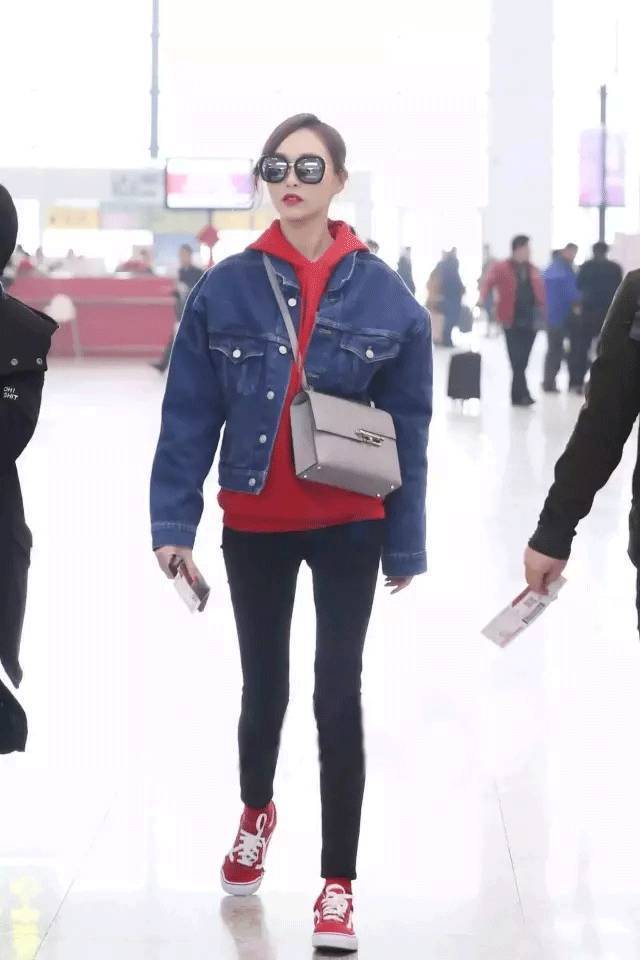 机场女王杨幂,机场女王戚薇杨幂