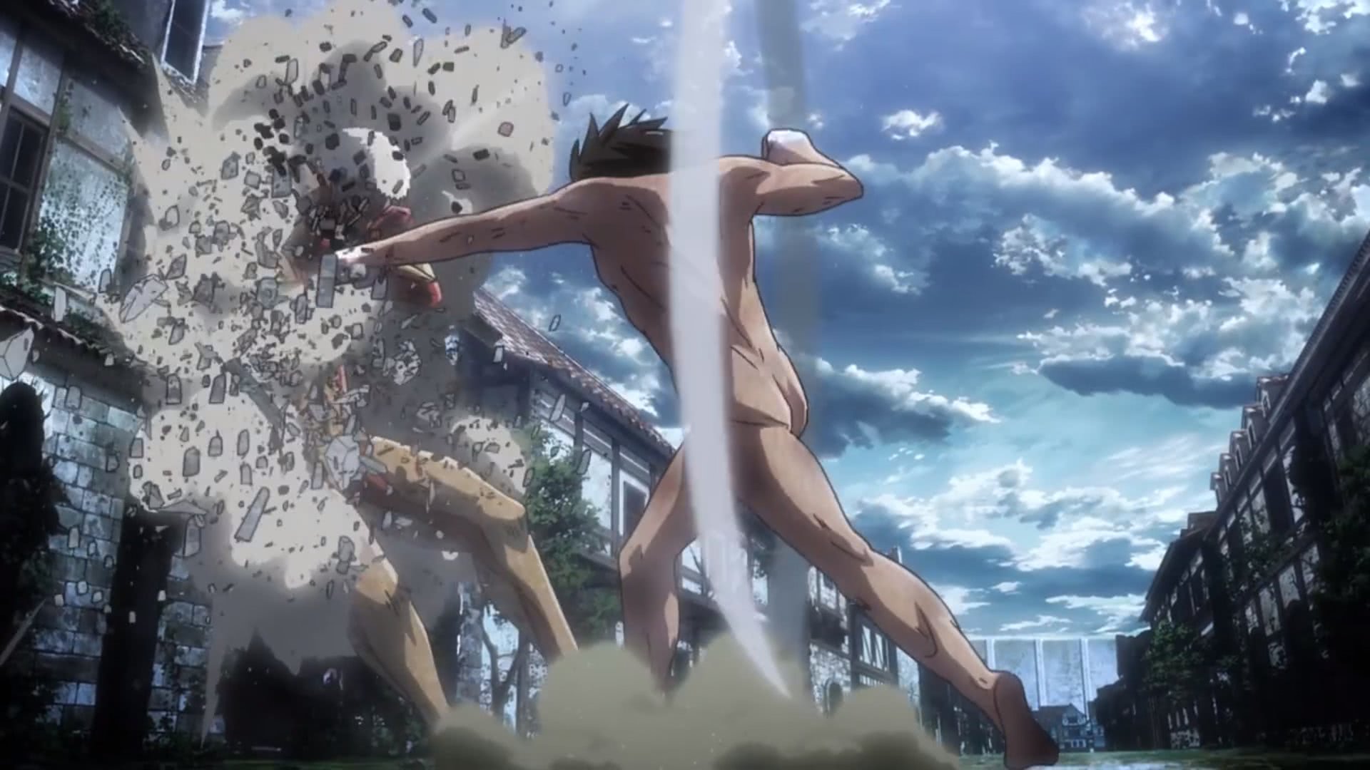 铠之巨人vs艾伦名场面,铠之巨人大战艾伦