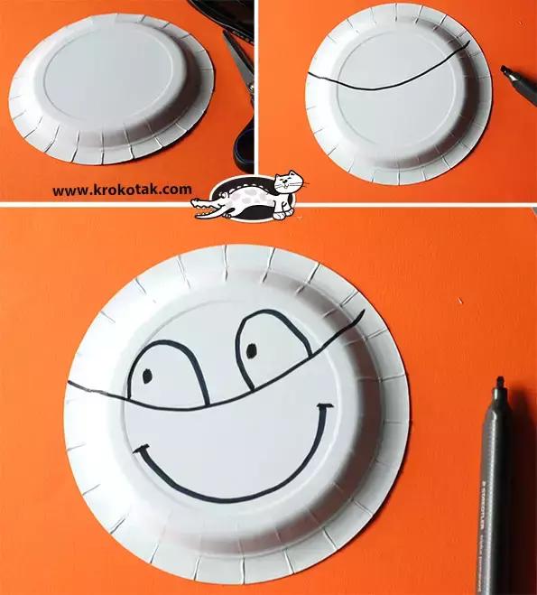 美工制作手提包一次性纸盘教案,美工区纸盘创意手工