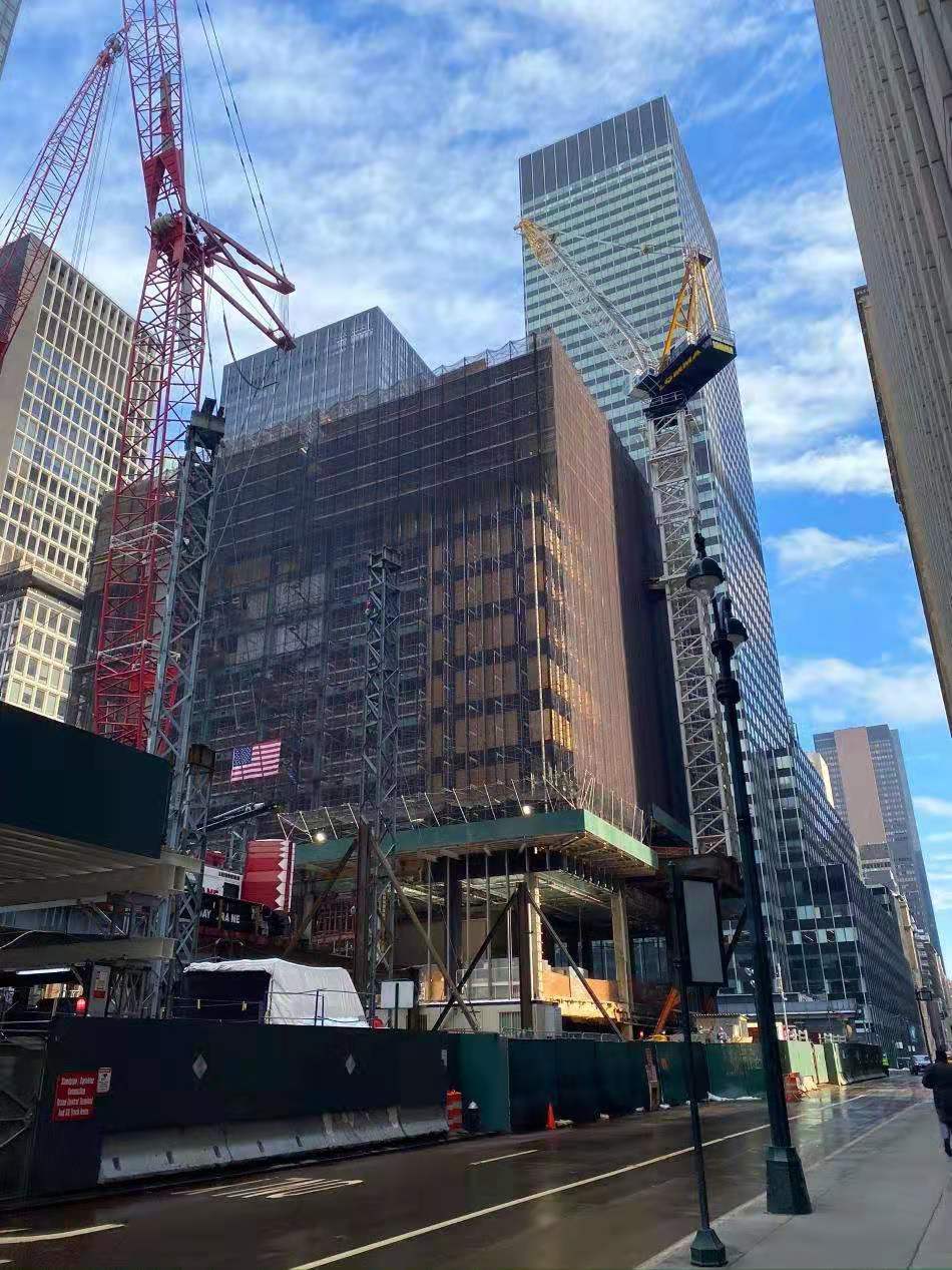 纽约摩根大通新总部建筑进程,摩根大通全球总部大厦结构图
