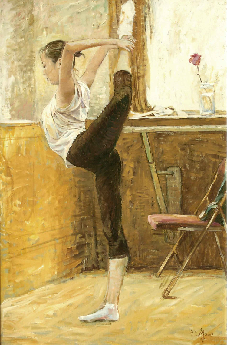 柠檬汁氤在水中　角落里美人如茵——画家赵鹰的写意油画