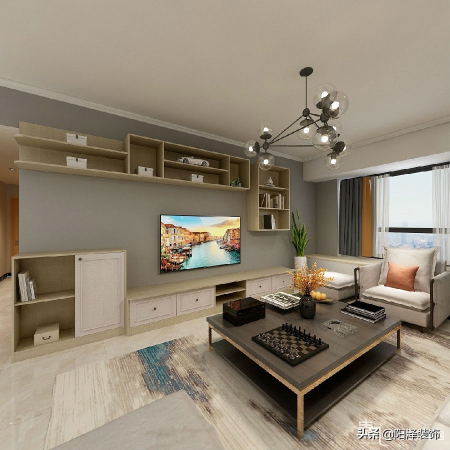 兰亭大境17栋126样板间,兰亭140平装修效果图