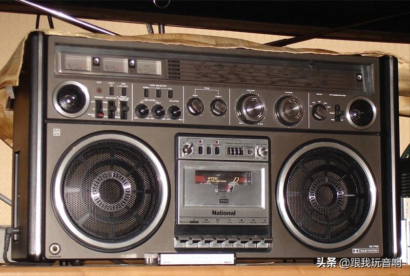 老式松下NationalRX7700BoomBox盒式录音机