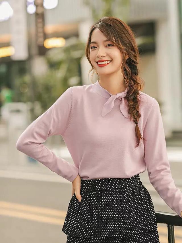 秋天衣橱必备50件,秋天毛衣套装温柔