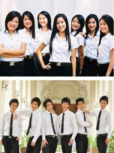 中国高中的校服跟日本校服对比,世界上各国小学校服大比拼