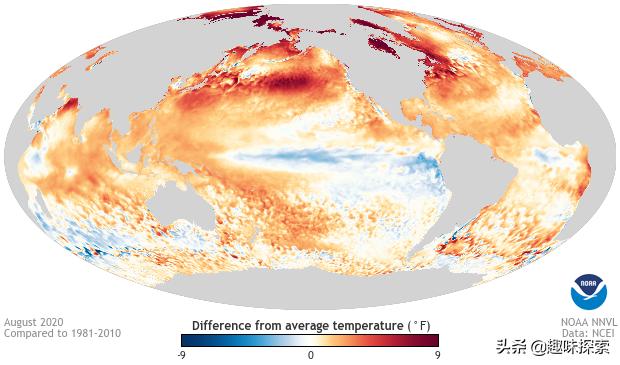 八月确定是全球141年“第二热”，是半北球有史以来最热一个月