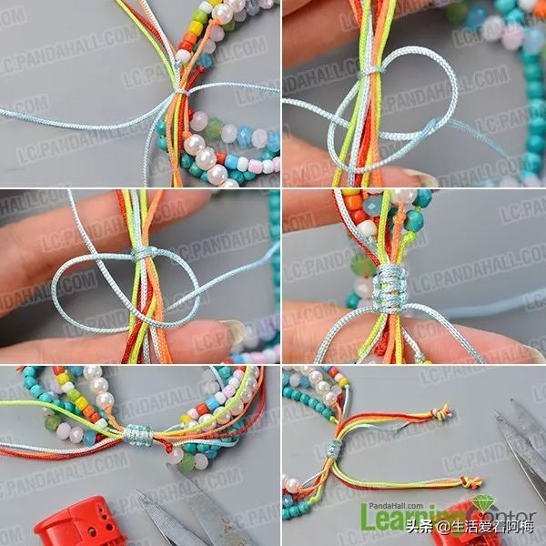 各种珠子串手链的教程,价值不菲的手链