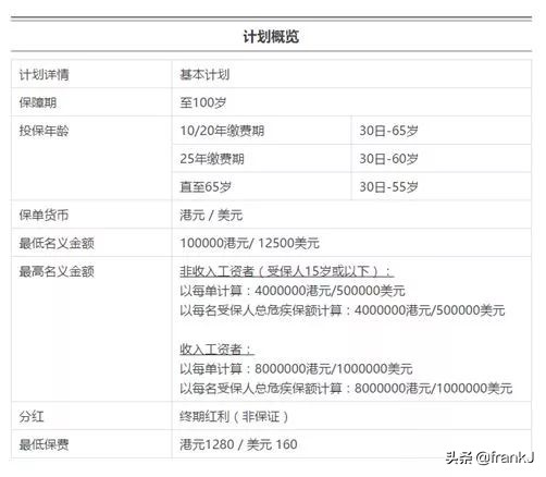 宏利保险的万用寿险,宏利终身寿险