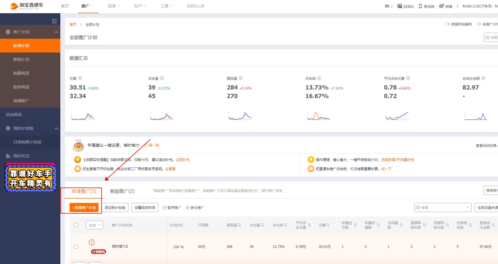 淘宝直通车宝贝展现量多少是正常,怎么查看直通车推广中的宝贝数据