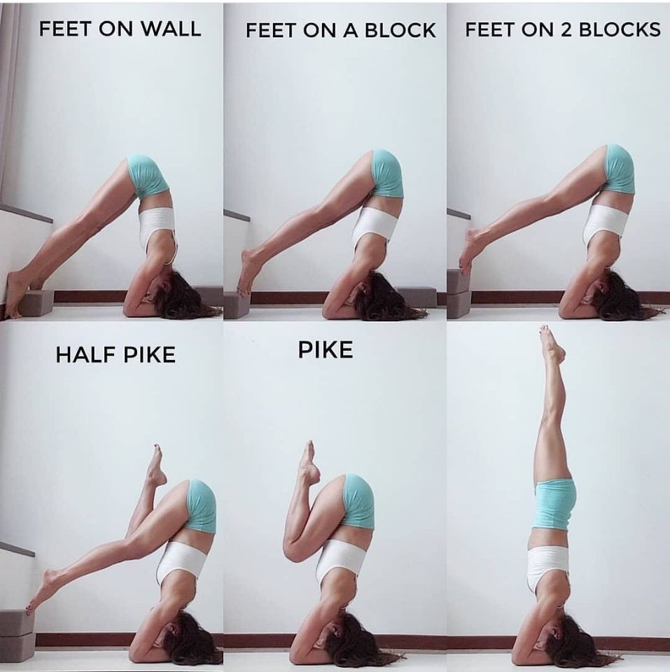 瑜伽头倒立的标准做法,瑜伽头倒立发力点在哪