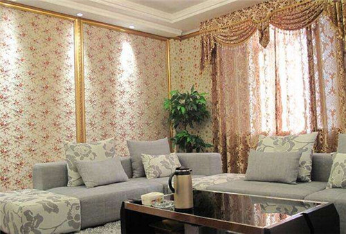 石英墙布使用寿命,电视墙壁布图片大全