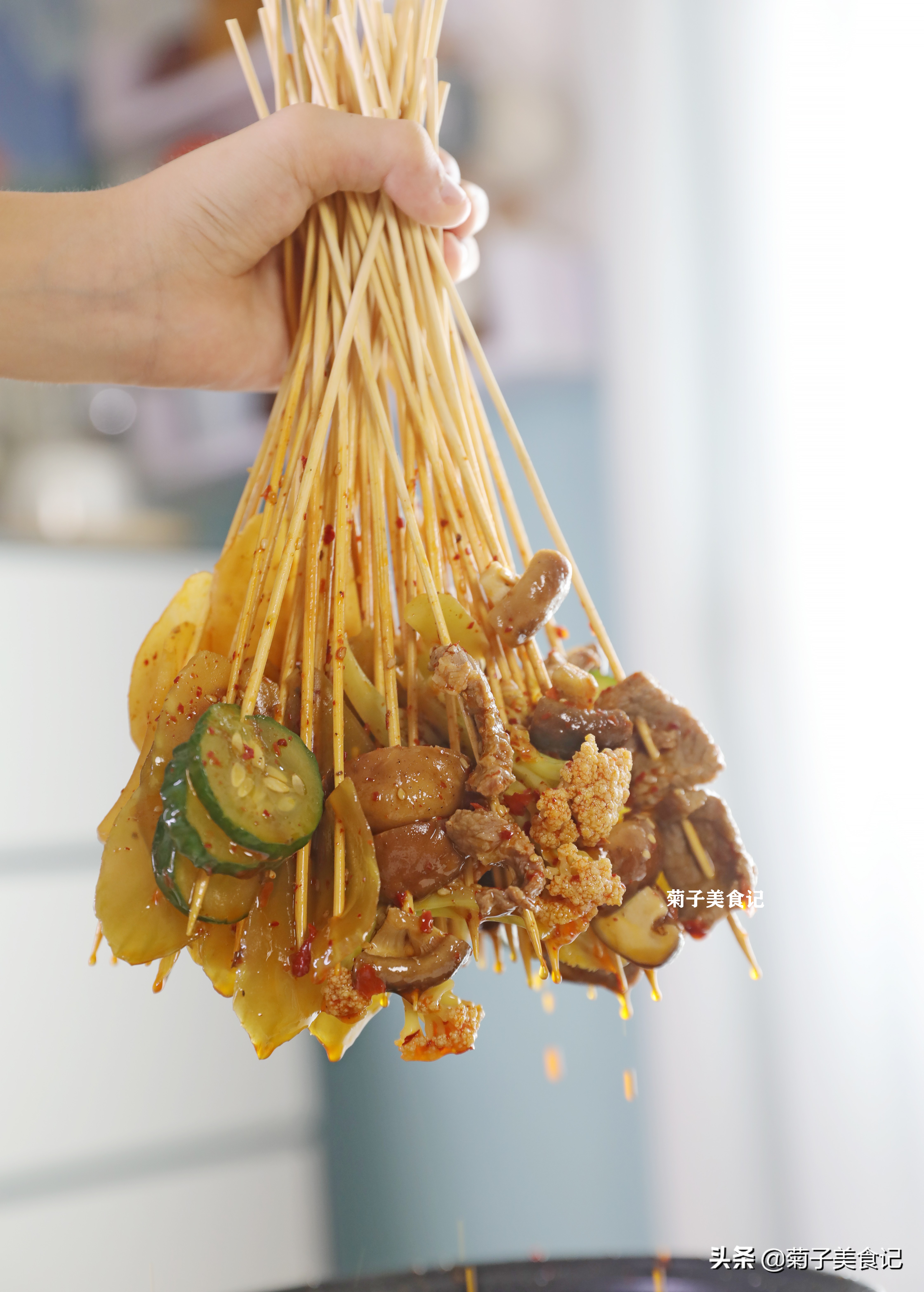 四川小吃特产冷锅串串,四川成都串串火锅菜品