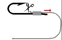 新手学绑鱼线教程,学会这种绑钩方法