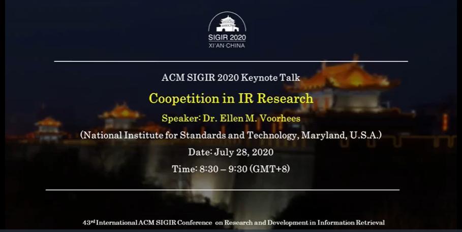 SIGIR2020|信息检索研究中的合作竞争