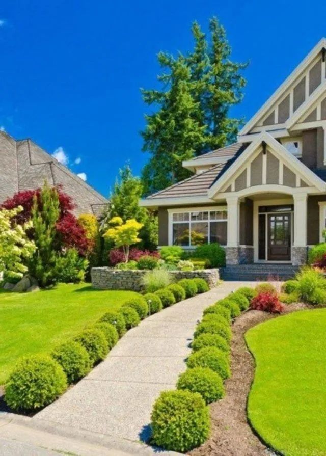 小面积庭院景观,庭院微地形绿化效果图