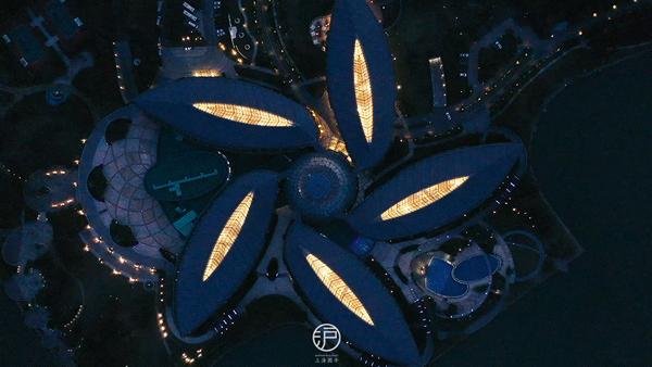 美到犯规的地方,魔都滴水湖酒店