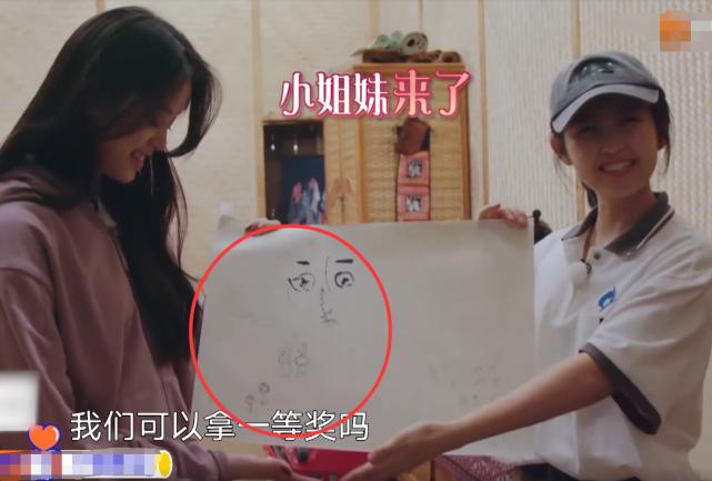 张子枫为娜娜画的画像,张子枫和欧阳娜娜的照片