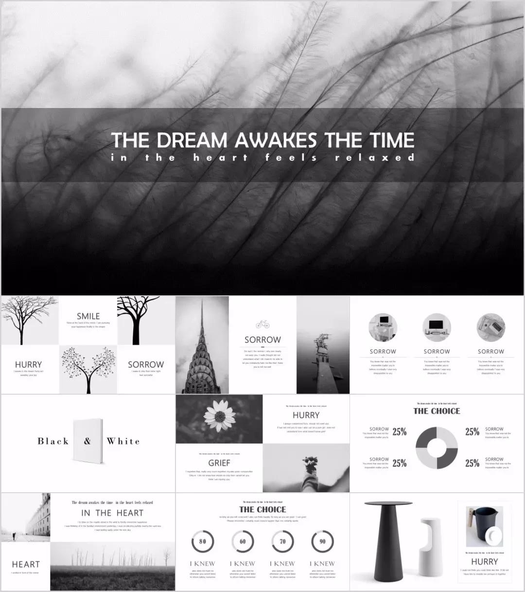 简约却不简单的ppt模板,极简办公ppt模板免费