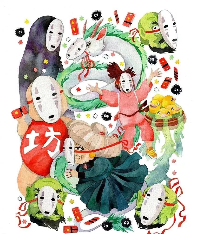 全球50位艺术家致敬宫崎骏作品
