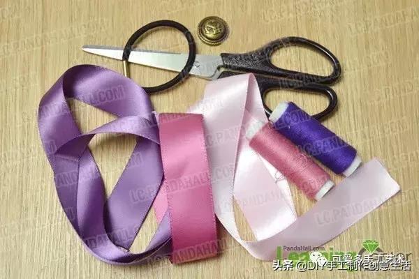 丝带做花带,做花带的教程