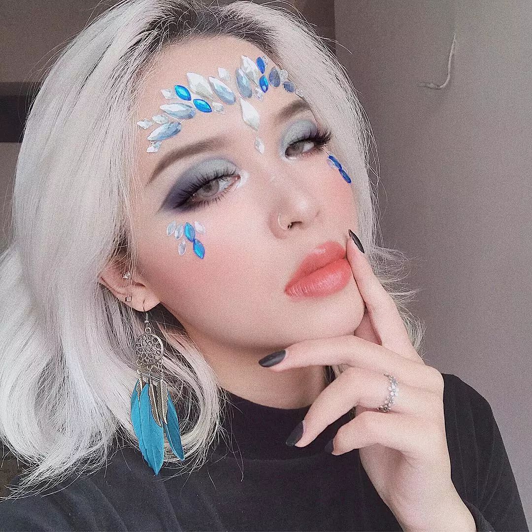 越南网红小姐姐妆容,越南ins小姐姐化妆