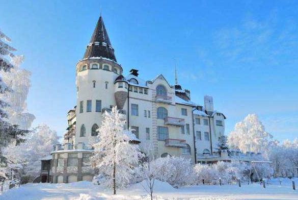芬兰的冰雪森林,芬兰的北欧风光