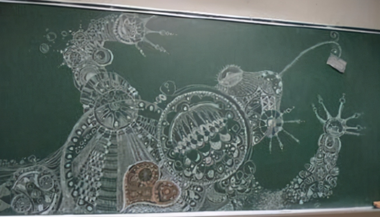 黑板报简单又漂亮粉笔边框中国风,那些脑洞大开的设计