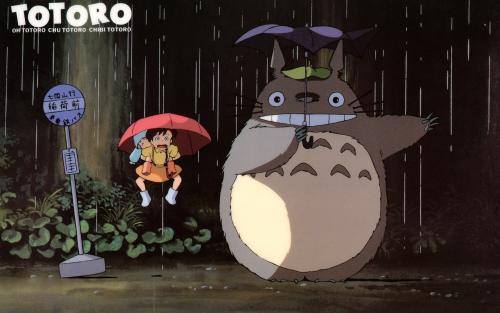 撑伞龙猫,意想不到的cos龙猫