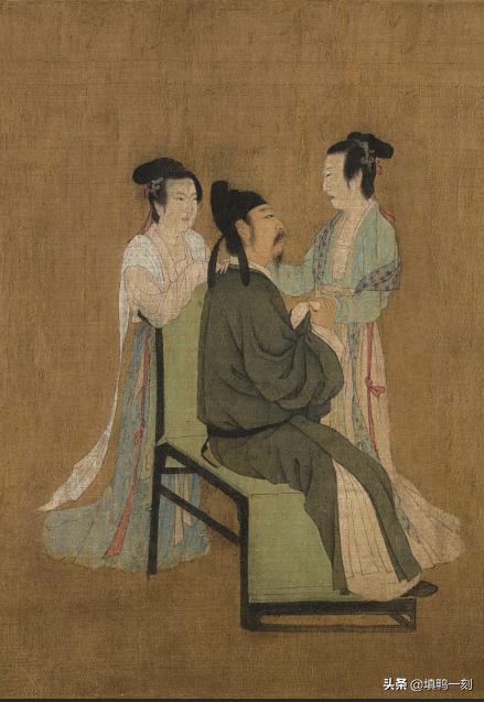 韩熙载夜宴图是真开心还是假开心,上新了故宫第四期韩熙载夜宴图