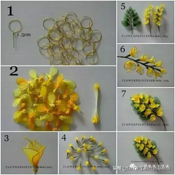 把彩色的*袜丝**套在铁圈上，最后竟然变得这么美（附教程）