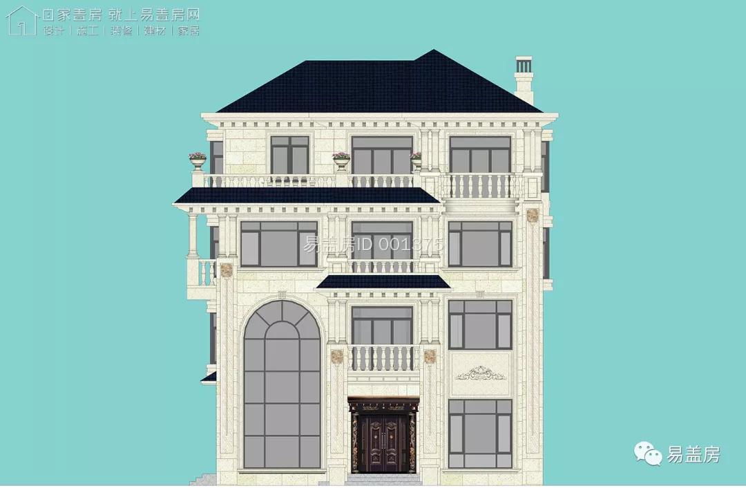 11.9m×12.2m,福建泉州豪华雅致的欧式别墅