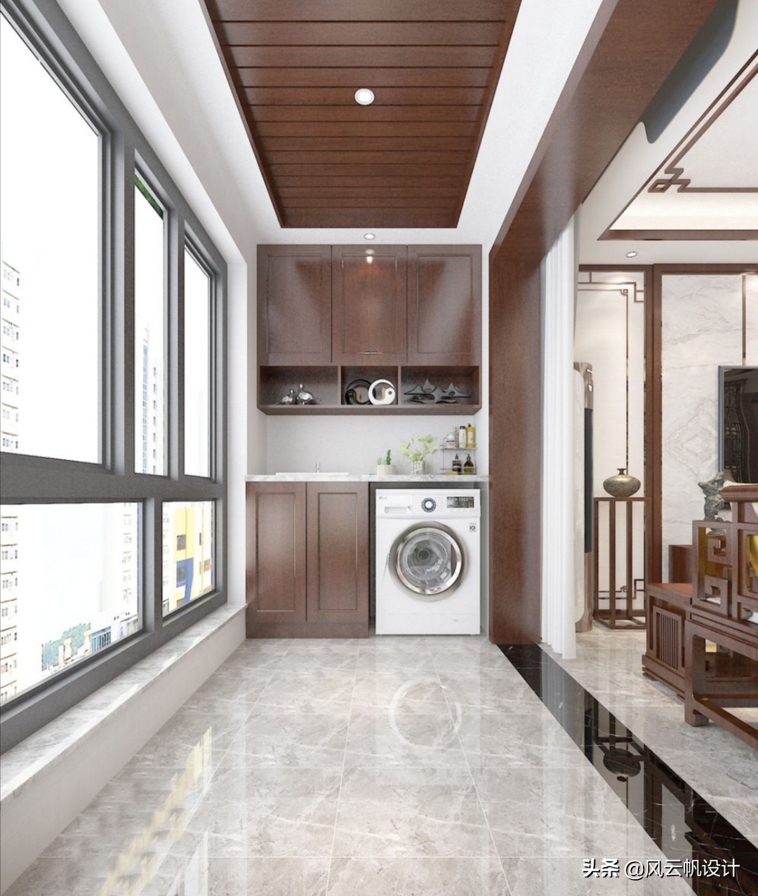 别说中式造价高，看这对夫妇仅用26W打造三居室，效果堪比豪宅