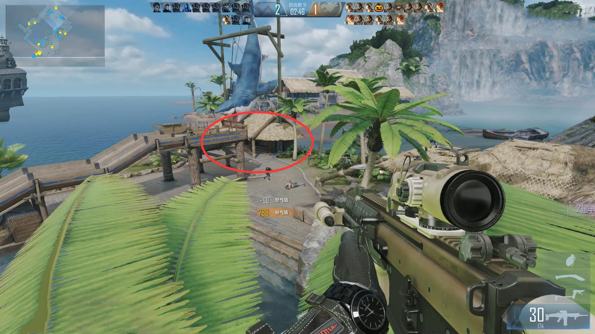 穿越火线生化酒店的藏身点,保证你躺着变猎手不是问题