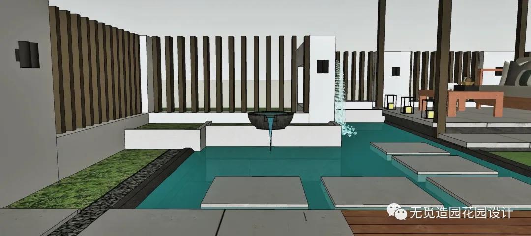 无觅造园：安徽35平宿州上河城外滩的秋水庭