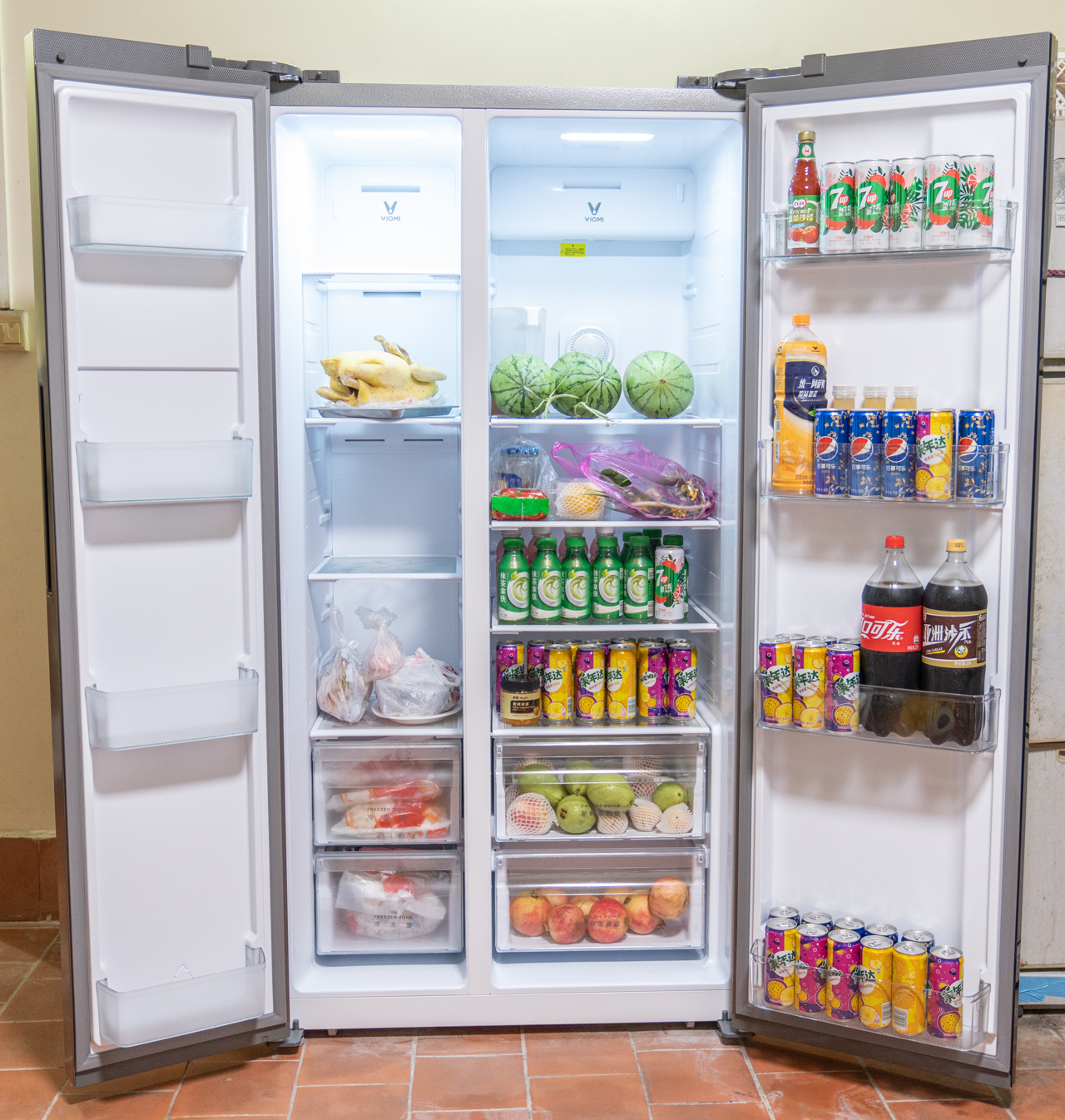 云米一级能效双变频冰箱,云米对开门冰箱598评测