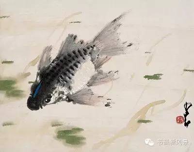 临岭南画派代表人物赵少昂笔意,赵少昂花鸟鱼虫作品