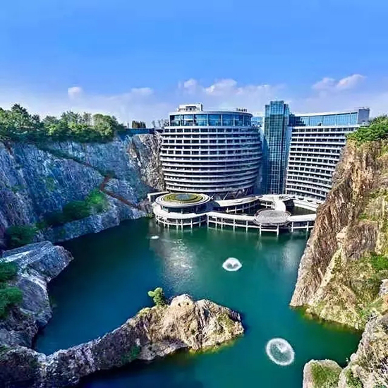 上海深坑酒店真实现状,上海深坑酒店世界十大奇迹