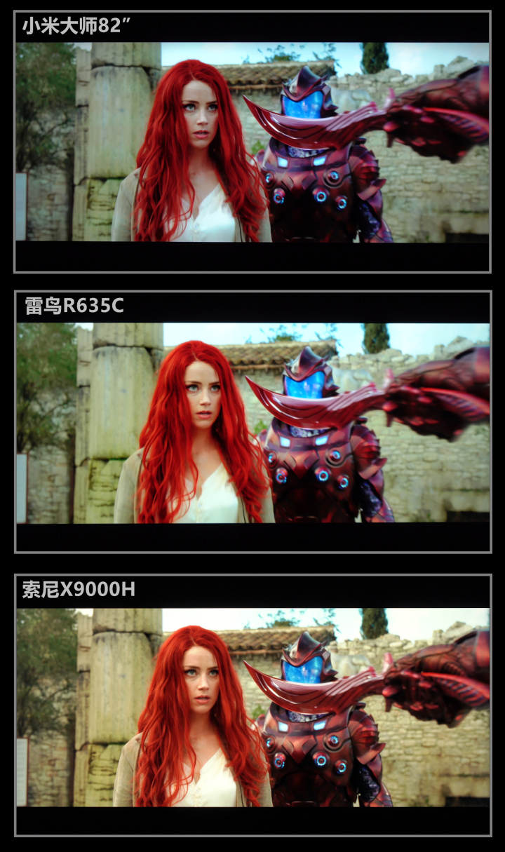 小米大师82PK索尼X9000H/雷鸟R635C全面评测