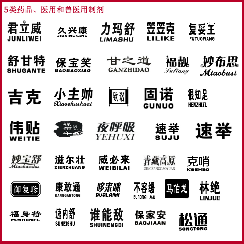 第05类医药商标转让 (第33类酒精饮品商标转让出售)