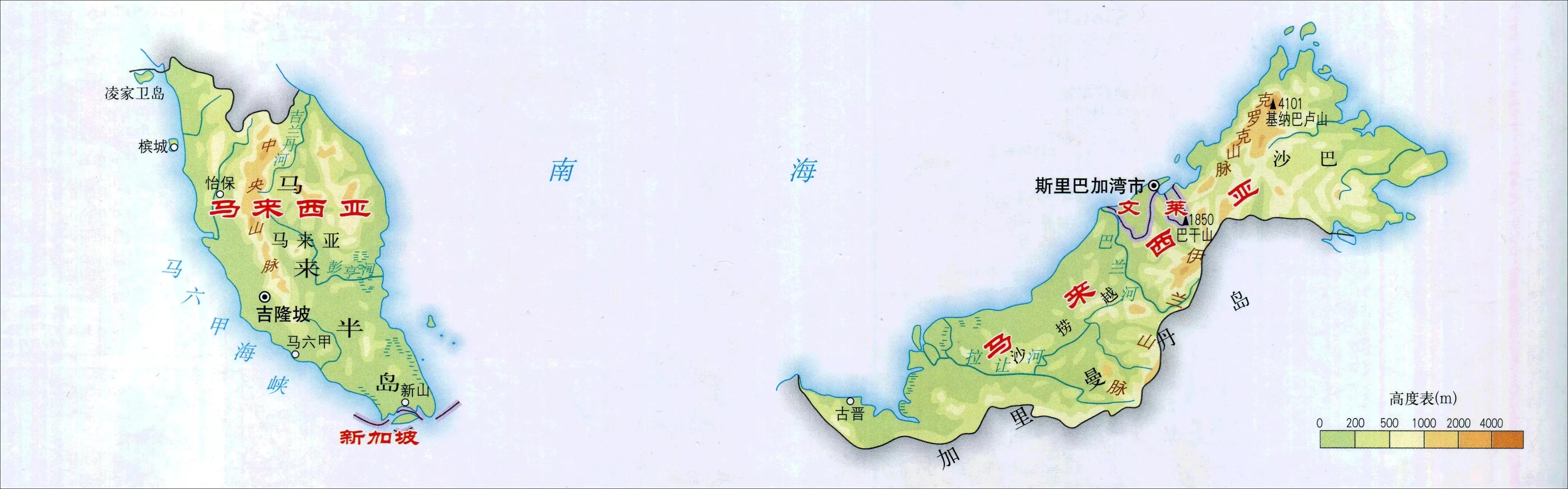 最新亚洲地图超清版大图,亚洲地形图高清版保存