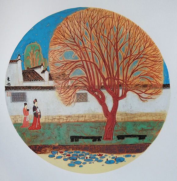 栗东旭画家作品,栗东旭国画