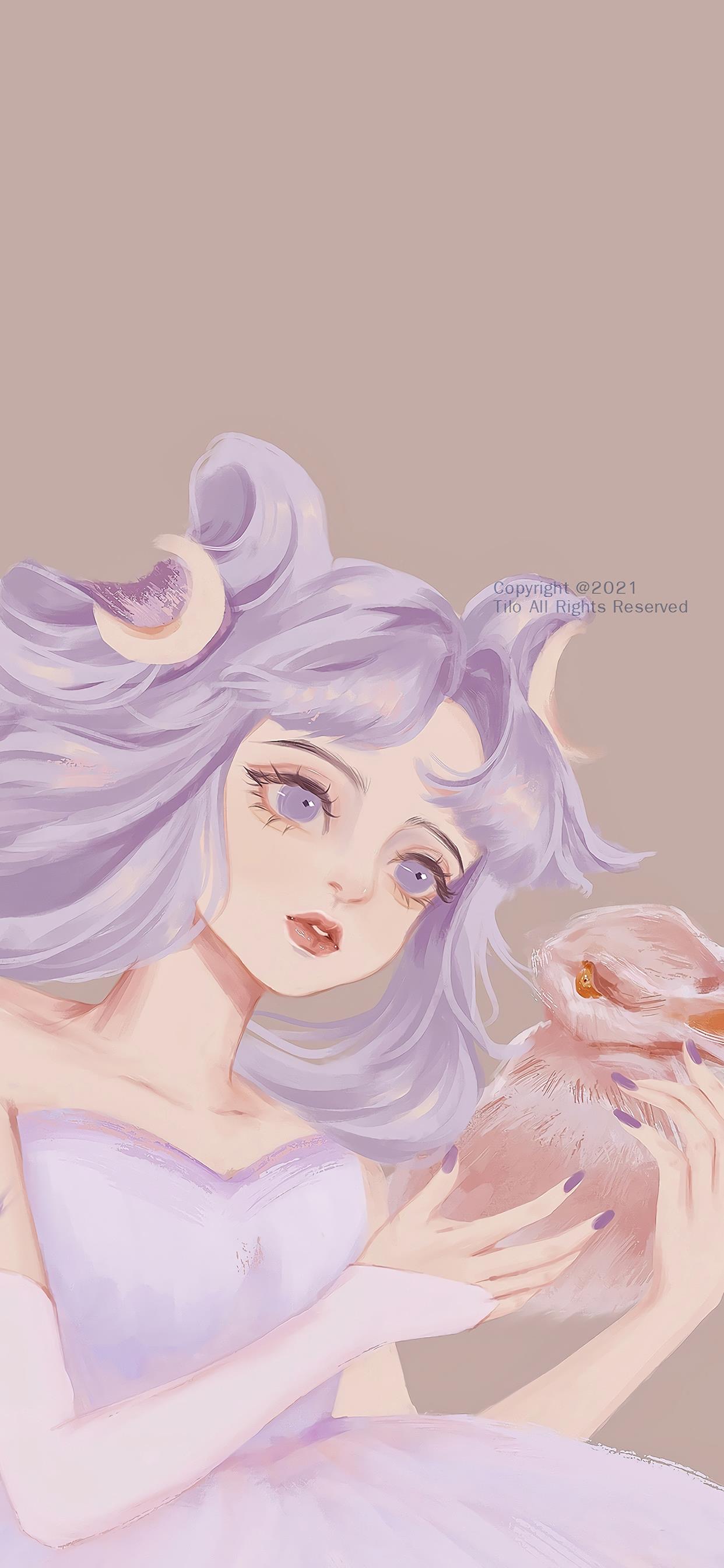 壁纸唯美王者荣耀西施动漫,迪士尼公主壁纸插画