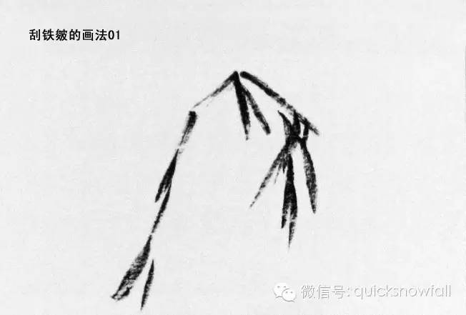 北派山水画山石画法,山水画技法山石的基本画法解析