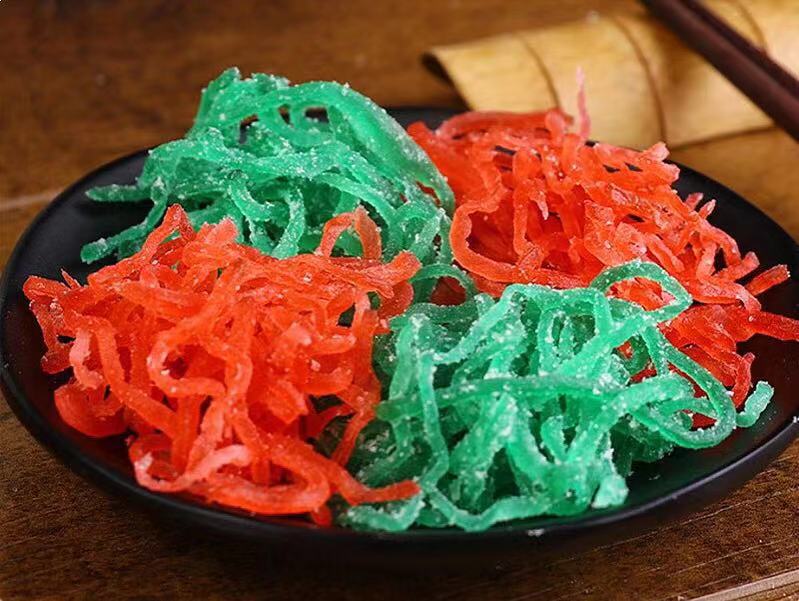 小时候*制抵**的青红丝，现在成了真网红，有人专门买来吃