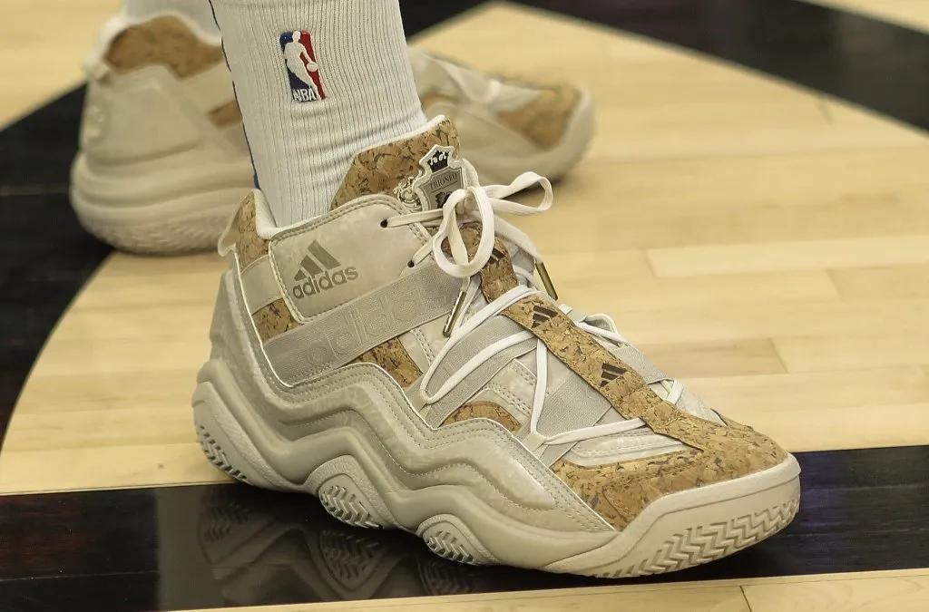 哈雷尔上脚麦迪球鞋,哈雷尔上脚球鞋aj6