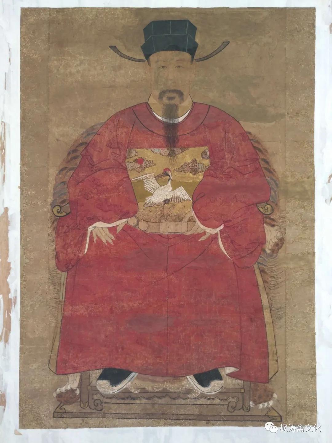 枫涛斋装裱案例：余姚朱氏祖像修复过程实录