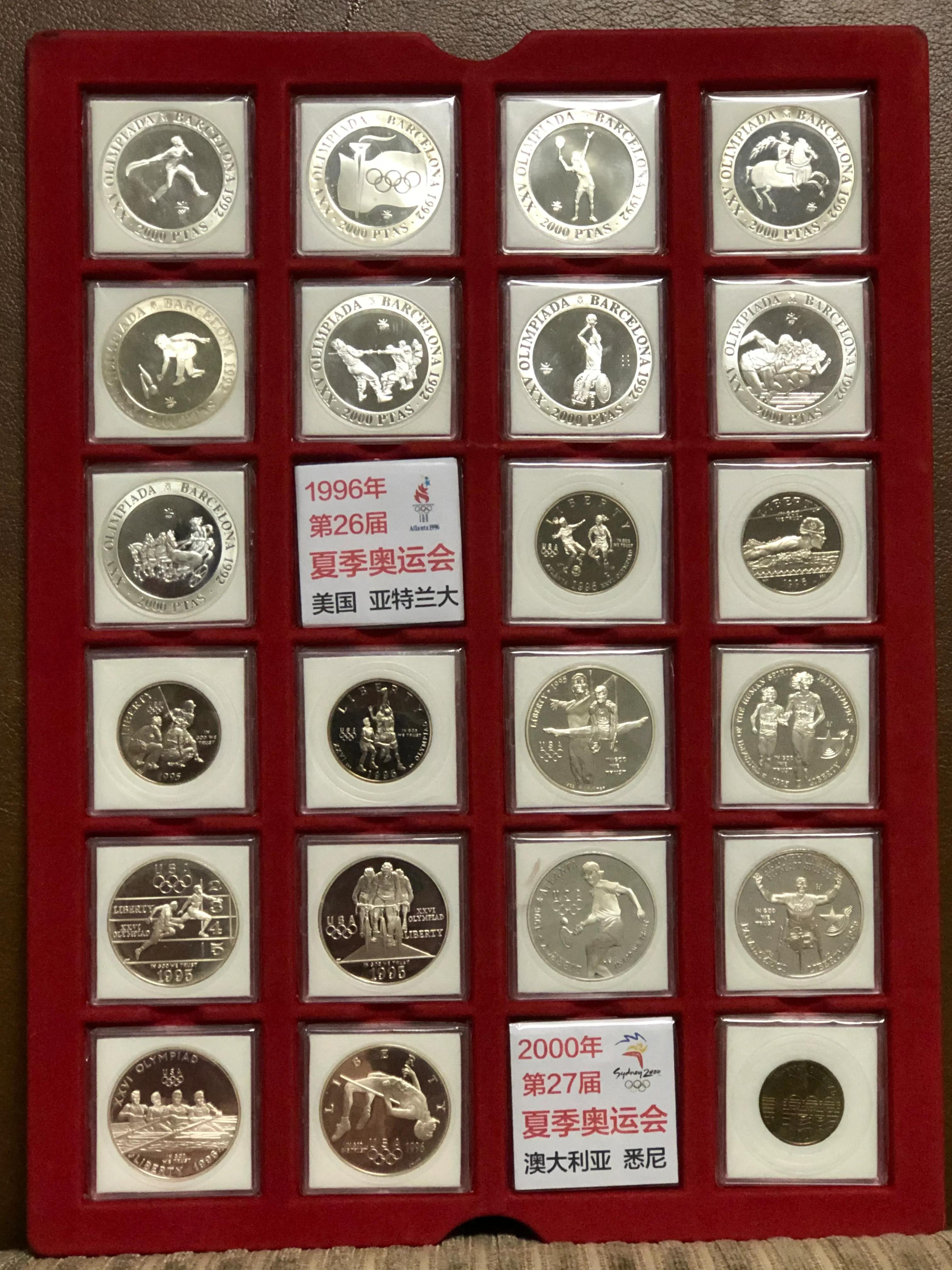 历届夏季奥运会吉祥物纪念币,冬奥会纪念币最新价格