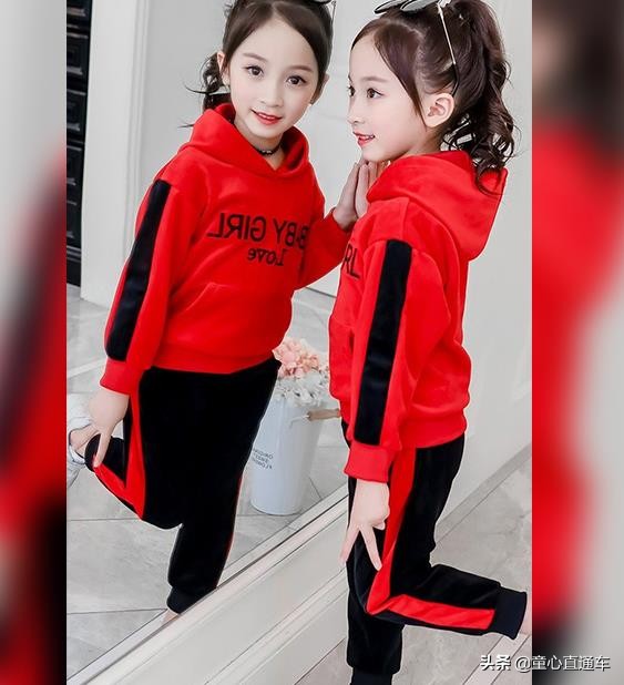 童装韩系风中大童,中大童装8-16岁运动衣